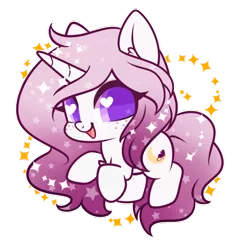 Size: 800x800 | Tagged: safe, artist:snow angel, derpibooru import, oc, unofficial characters only, pony, unicorn, chibi, commission, female, heart eyes, looking at you, mare, simple background, smiling, solo, transparent background, wingding eyes