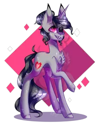 Size: 1565x1969 | Tagged: safe, artist:huirou, derpibooru import, oc, oc:say, unofficial characters only, pony, unicorn, female, mare, raised hoof, simple background, solo, transparent background