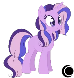 Size: 408x428 | Tagged: safe, artist:eclispeluna, derpibooru import, oc, unofficial characters only, pony, unicorn, female, magical lesbian spawn, mare, offspring, parent:starlight glimmer, parent:twilight sparkle, parents:twistarlight, simple background, solo, transparent background