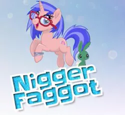 Size: 255x234 | Tagged: caption, derpibooru import, downvote bait, edit, exploitable meme, female, idubbbz, image macro, meme, mlp movie pony maker, my little pony: the movie, nigger, niggerfaggot, oc, oc:nigger faggot, racial slur, safe, shitposting, unofficial characters only, vulgar