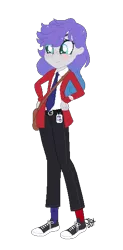 Size: 292x594 | Tagged: safe, artist:sugartm, derpibooru import, oc, oc:lyra, unofficial characters only, equestria girls, clothes, converse, cosplay, costume, criminal minds, shoes, simple background, solo, spencer reid, transparent background