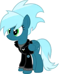 Size: 1280x1595 | Tagged: safe, artist:fletcherthehuntress, derpibooru import, oc, oc:thunderwind, unofficial characters only, pegasus, pony, clothes, female, jacket, mare, simple background, solo, transparent background, vector