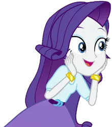 Size: 492x558 | Tagged: safe, artist:thebar, derpibooru import, rarity, dance magic, equestria girls, spoiler:eqg specials, adorable face, belt, bracelet, clothes, cute, female, jewelry, raribetes, simple background, skirt, solo, transparent background