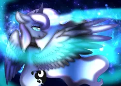 Size: 1024x730 | Tagged: safe, artist:luumiee, derpibooru import, princess luna, alicorn, pony, female, mare, solo