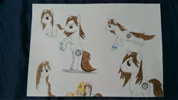 Size: 3264x1836 | Tagged: safe, artist:hilfigirl, derpibooru import, oc, oc:aescula, oc:tai, unofficial characters only, unicorn, traditional art