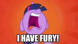 Size: 1280x720 | Tagged: alicorn, angry, derpibooru import, fawful, i have fury, image macro, mario and luigi, meme, nintendo, nose in the air, once upon a zeppelin, safe, solo, twilight sparkle, twilight sparkle (alicorn), wat