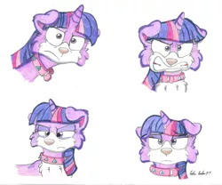 Size: 1295x1080 | Tagged: angry, artist:silversimba01, clean, collar, collie, cute, derpibooru import, dog, dogified, expressions, face, female, mix, my little pony: the movie, once upon a zeppelin, parody, safe, species swap, twilight barkle, twilight is not amused, twilight sparkle, unamused