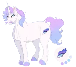 Size: 990x880 | Tagged: safe, artist:bijutsuyoukai, derpibooru import, oc, oc:tres chic, unofficial characters only, unicorn, ear fluff, facial hair, male, moustache, offspring, parent:fleur-de-lis, parent:prince blueblood, parents:fleur-de-blueblood, simple background, smiling, solo, stallion, transparent background, watermark