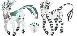 Size: 1350x635 | Tagged: artist:bijutsuyoukai, derpibooru import, hybrid, magical lesbian spawn, oc, offspring, parent:queen chrysalis, parents:chryscora, parent:zecora, safe, simple background, solo, transparent background, unofficial characters only, zebroid