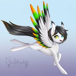 Size: 3850x3850 | Tagged: safe, artist:noodlefreak88, derpibooru import, oc, oc:candy, unofficial characters only, pegasus, pony, heterochromia, patreon, patron reward, solo