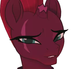 Size: 718x689 | Tagged: safe, derpibooru import, fizzlepop berrytwist, tempest shadow, pony, my little pony: the movie, bedroom eyes, broken horn, eye scar, female, lip bite, looking at you, mare, scar, simple background, solo, stupid sexy tempest shadow, transparent background