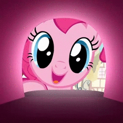 Size: 540x540 | Tagged: safe, artist:mrdeloop, derpibooru import, edit, edited screencap, screencap, pinkie pie, earth pony, pony, wonderbolts academy, animated, bipolar, female, frown, happy, hoof hold, lidded eyes, looking at you, mailbox, mare, no sound, pmv, ponk, sad, smiling, solo, staring into your soul, webm