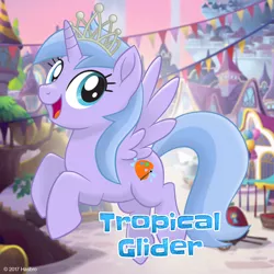 Size: 1080x1080 | Tagged: alicorn, alicorn oc, crown, derpibooru import, jewelry, mlp movie pony maker, my little pony: the movie, oc, oc:tropical glider, regalia, safe, solo, tiara, unofficial characters only