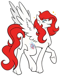 Size: 734x921 | Tagged: safe, artist:egophiliac, derpibooru import, oc, oc:air raid, unofficial characters only, pegasus, pony, commission, eyeshadow, looking at you, looking back, makeup, male, raised hoof, simple background, sparkles, transparent background, trap, underhoof