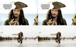 Size: 2404x1488 | Tagged: derpibooru import, drama, exploitable meme, jack sparrow, meme, meta, movie drama, my little pony: the movie, pirates of the caribbean, safe, unpopular opinion sparrow