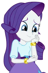 Size: 818x1252 | Tagged: safe, artist:rare-fashions15, derpibooru import, rarity, equestria girls, clothes, cute, female, raribetes, simple background, skirt, smiling, solo, transparent background, vector