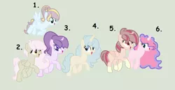 Size: 1280x662 | Tagged: safe, artist:rose-moonlightowo, derpibooru import, oc, unofficial characters only, earth pony, pegasus, pony, unicorn, adoptable, female, magical lesbian spawn, mare, oc six, offspring, parent:applejack, parent:double diamond, parent:fluttershy, parent:party favor, parent:pinkie pie, parent:princess luna, parent:rainbow dash, parent:rarity, parent:starlight glimmer, parent:sunburst, parent:thunderlane, parent:twilight sparkle, parents:applefavor, parents:doubledash, parents:lunapie, parents:partyjack, parents:starity, parents:thundershy, parents:twiburst