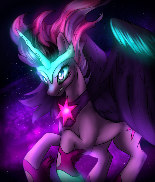 Size: 1702x2000 | Tagged: dead source, safe, artist:not-ordinary-pony, derpibooru import, sci-twi, twilight sparkle, ponified, pony, equestria girls, clothes, equestria girls ponified, female, mare, midnight sparkle, solo