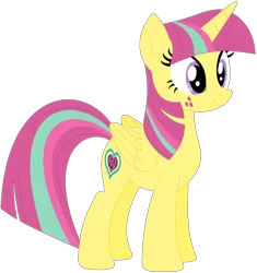 Size: 1024x1091 | Tagged: safe, artist:ra1nb0wk1tty, derpibooru import, sour sweet, twilight sparkle, twilight sparkle (alicorn), alicorn, pony, female, mare, recolor, simple background, solo, transparent background