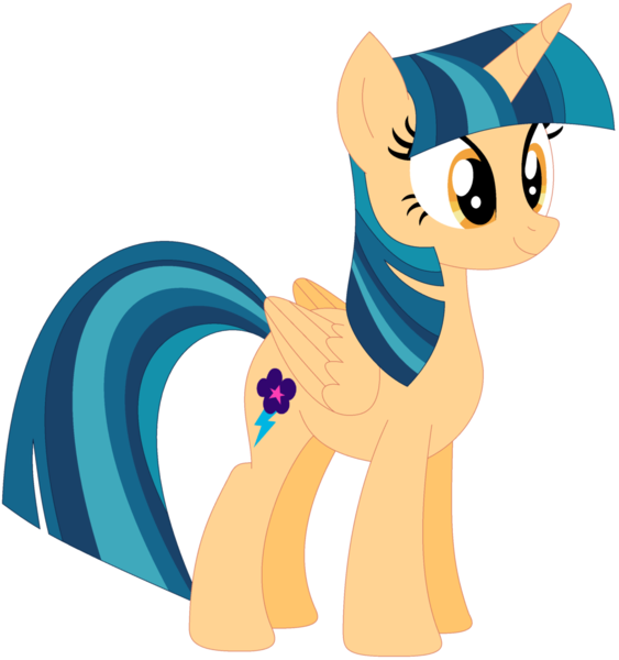 Size: 1024x1091 | Tagged: safe, artist:ra1nb0wk1tty, derpibooru import, indigo zap, twilight sparkle, twilight sparkle (alicorn), alicorn, pony, female, mare, recolor, simple background, solo, transparent background