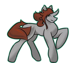 Size: 1400x1200 | Tagged: safe, artist:tartsarts, derpibooru import, oc, oc:somnus, unofficial characters only, changeling, unicorn, changeling king, changeling oc, commission, simple background, solo, transparent background