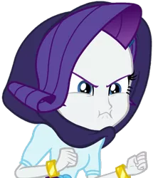 Size: 601x699 | Tagged: safe, artist:thebar, derpibooru import, rarity, dance magic, equestria girls, spoiler:eqg specials, angry, bracelet, clenched fist, cute, do i look angry, female, fist, jewelry, madorable, pouting, raribetes, rarity is not amused, scrunchy face, shawl, simple background, solo, transparent background, unamused