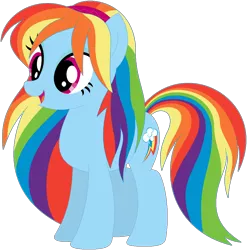 Size: 1024x1036 | Tagged: safe, artist:ra1nb0wk1tty, derpibooru import, lemon zest, rainbow dash, ponified, earth pony, pony, equestria girls ponified, female, mare, recolor, simple background, solo, transparent background