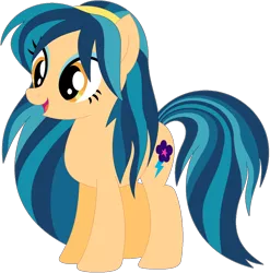 Size: 1024x1035 | Tagged: safe, artist:ra1nb0wk1tty, derpibooru import, indigo zap, lemon zest, ponified, earth pony, pony, equestria girls ponified, female, mare, recolor, simple background, solo, transparent background