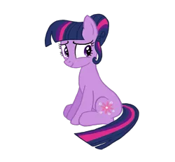 Size: 913x842 | Tagged: safe, artist:flipwix, derpibooru import, twilight sparkle, oc, oc:twilight song, earth pony, pony, alternate cutie mark, alternate hairstyle, alternate universe, cute, earth pony twilight, female, hilarious in hindsight, mare, race swap, simple background, smiling, solo, the flutterby effect, transparent background, twiabetes