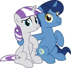 Size: 5637x5440 | Tagged: safe, artist:jhayarr23, derpibooru import, night light, twilight velvet, pony, unicorn, once upon a zeppelin, absurd resolution, couple, female, husband and wife, male, mare, nightvelvet, shipping, simple background, stallion, straight, transparent background, vector