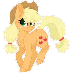 Size: 2048x2048 | Tagged: safe, artist:cinnamontee, derpibooru import, applejack, earth pony, pony, chest fluff, cowboy hat, cute, female, freckles, hat, jackabetes, mare, simple background, smiling, solo, stetson, transparent background