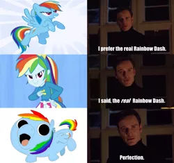 Size: 1534x1440 | Tagged: safe, artist:applebeans, derpibooru import, edit, rainbow dash, pegasus, pony, equestria girls, exploitable meme, forced meme, meme, oh boy, perfection, x-men first class