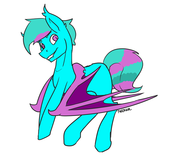 Size: 2000x1752 | Tagged: safe, artist:neoncel, derpibooru import, oc, oc:hawkfire, unofficial characters only, bat pony, solo