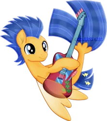 Size: 1600x1811 | Tagged: artist:jucamovi1992, cute, derpibooru import, diasentres, electric guitar, flash sentry, guitar, movie accurate, my little pony: the movie, safe, seaponified, seapony flash sentry, seapony (g4), simple background, smiling, solo, species swap, transparent background, vector, watermark