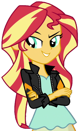 Size: 338x540 | Tagged: safe, artist:fella, derpibooru import, sunset shimmer, equestria girls, movie magic, spoiler:eqg specials, clothes, female, jacket, leather jacket, simple background, smug, smugset shimmer, solo, transparent background