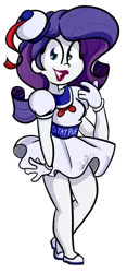 Size: 1912x4100 | Tagged: safe, artist:befishproductions, derpibooru import, rarity, equestria girls, clothes, cosplay, costume, cute, female, ghostbusters, lipstick, raribetes, rarity is a marshmallow, simple background, solo, stay puft marshmallow man, stay puft marshmallow mare, transparent background
