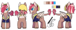 Size: 5250x2082 | Tagged: safe, artist:cloureed, derpibooru import, oc, oc:strawberry breeze, unofficial characters only, pegasus, pony, clothes, reference sheet, simple background, transparent background