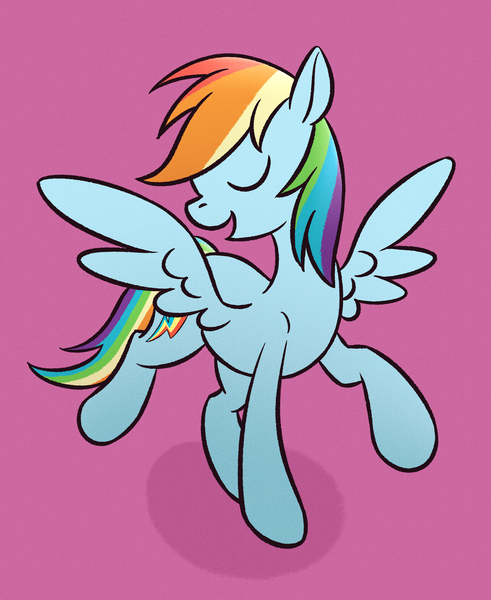 Size: 1280x1564 | Tagged: safe, artist:replacer808, derpibooru import, rainbow dash, pegasus, pony, eyes closed, female, flat colors, graceful, mare, pose, simple background, solo