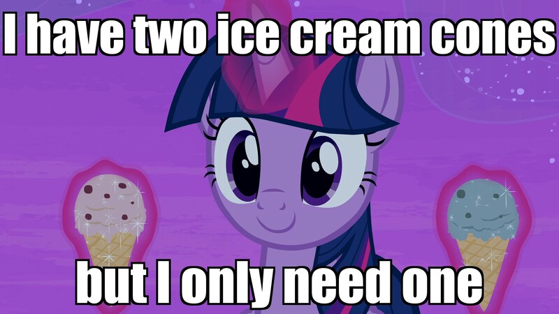 Size: 1920x1080 | Tagged: alicorn, cute, derpibooru import, edit, edited screencap, food, ice cream, image macro, meme, once upon a zeppelin, safe, screencap, sheldon j. plankton, solo, spongebob squarepants, twiabetes, twilight sparkle, twilight sparkle (alicorn), two scoops, walking small