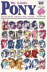 Size: 1186x1800 | Tagged: safe, artist:andypriceart, derpibooru import, idw, applejack, big macintosh, derpy hooves, fluttershy, octavia melody, pinkie pie, princess cadance, princess celestia, princess luna, rainbow dash, rarity, shining armor, spike, twilight sparkle, vinyl scratch, alicorn, dragon, earth pony, pegasus, pony, unicorn, spoiler:comic, spoiler:comic62, andy you magnificent bastard, angry, cover, cowboy hat, female, fine art parody, gossip, hat, laughing, male, mane six, mare, norman rockwell, pointing, saturday evening post, stallion, sunglasses, this will end in divorce, this will end in sleeping on the couch, title drop, wall of tags