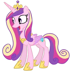 Size: 940x940 | Tagged: safe, artist:j-pinkie, derpibooru import, princess cadance, alicorn, pony, female, mare, ms paint, open mouth, simple background, solo, transparent background, vector