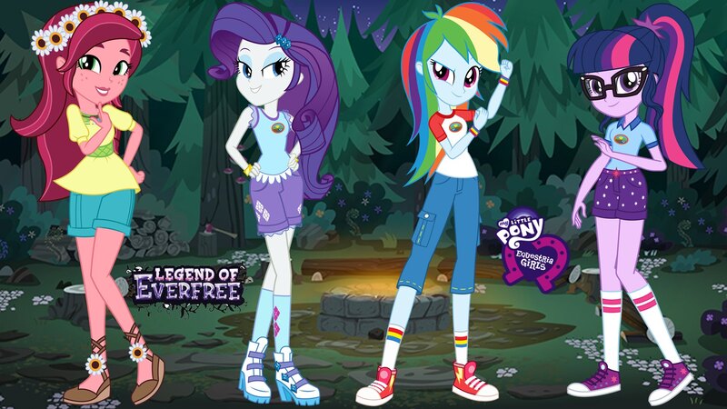 Size: 1920x1080 | Tagged: safe, artist:imperfectxiii, derpibooru import, gloriosa daisy, rainbow dash, rarity, sci-twi, twilight sparkle, equestria girls, legend of everfree, clothes, converse, shoes, sneakers