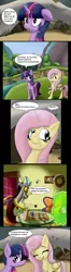 Size: 2328x8874 | Tagged: safe, artist:thebadgrinch, derpibooru import, discord, fluttershy, smooze, squizard, twilight sparkle, twilight sparkle (alicorn), alicorn, pony, my little pony: the movie, aside glance, bill cipher, captain wuzz, comic, d20, dungeons and dragons, ginseng teabags, high res, looking at you, ogres and oubliettes, sideways glance