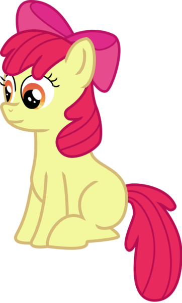 Size: 429x712 | Tagged: safe, artist:malte279, derpibooru import, apple bloom, earth pony, pony, female, filly, free to use, simple background, solo, transparent background, vector