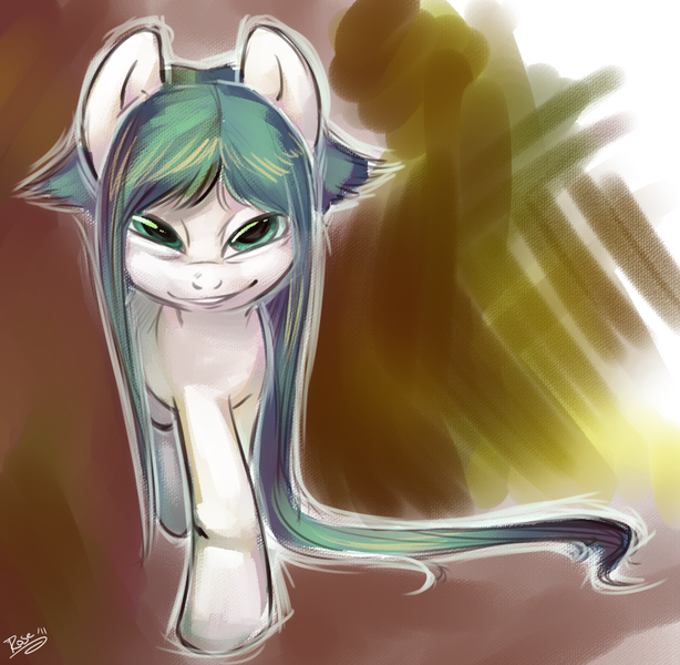 Size: 856x836 | Tagged: safe, artist:briskby, derpibooru import, ponified, pony, saya, saya no uta