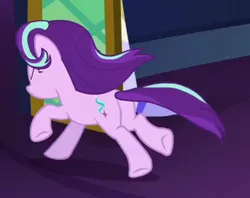 Size: 329x260 | Tagged: safe, derpibooru import, screencap, starlight glimmer, pony, unicorn, uncommon bond, cropped, eyes closed, female, mare, plot, solo, underhoof