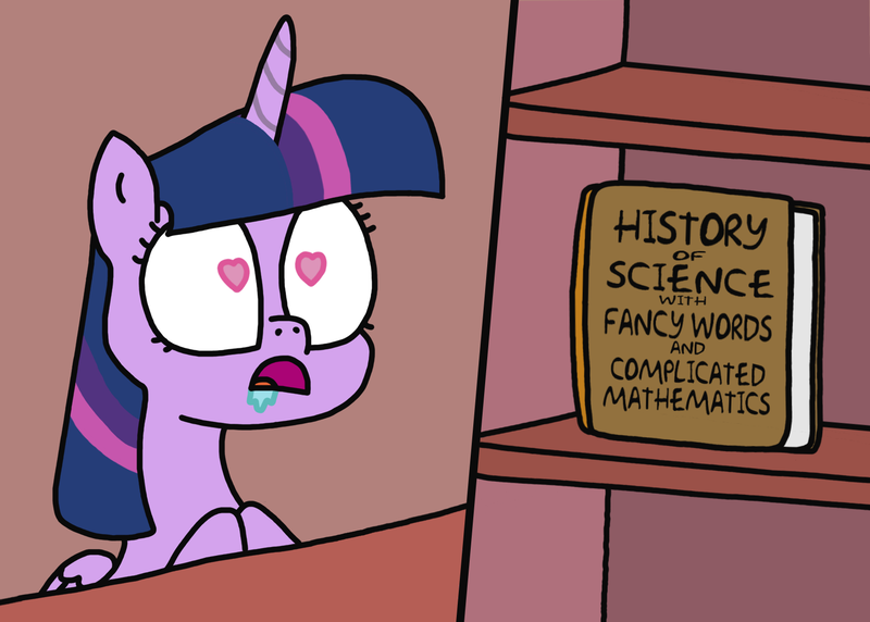 Size: 1612x1152 | Tagged: safe, artist:moonatik, derpibooru import, twilight sparkle, twilight sparkle (alicorn), alicorn, pony, bibliophile, book, bookcase, bookshelf, cargo ship, d:, drool, eyes on the prize, female, frown, heart eyes, history, hooves together, mare, math, nerdgasm, open mouth, science, shipping, simple background, solo, that pony sure does love books, that pony sure does love science, twibook, wide eyes, wingding eyes