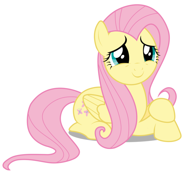 Size: 3196x3000 | Tagged: safe, artist:brony-works, derpibooru import, fluttershy, pegasus, pony, cute, female, high res, mare, prone, shyabetes, simple background, solo, transparent background