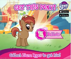 Size: 474x396 | Tagged: advertisement, button mash, cutie mark, derpibooru import, gameloft, liquid button, official, safe, this is real