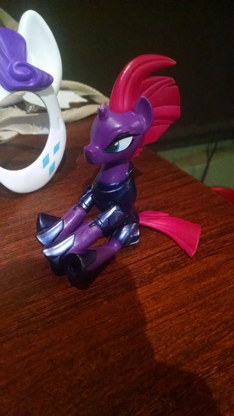 Size: 2432x4320 | Tagged: derpibooru import, guardians of harmony, irl, misadventures of the guardians, my little pony: the movie, photo, safe, sitting, tempest shadow, toy